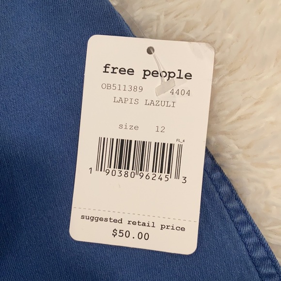 Free People • Modern Femme Mini Skirt Lapis Lazuli - Picture 4 of 10